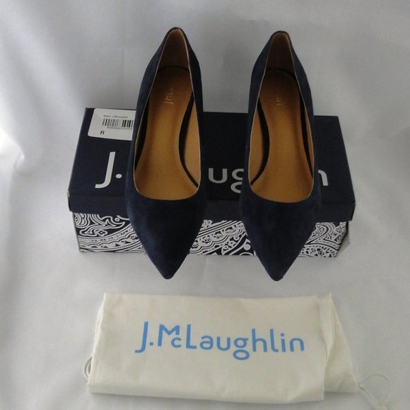 J. McLaughlin Shoes J Mclaughlin Kat Suede Leather Pointed Toe